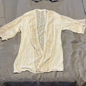 Lace kimono